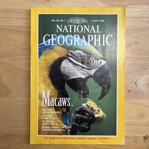 Vintage National Geographic January 1994 Universe Flood Of 93 Des Moines Kyushu